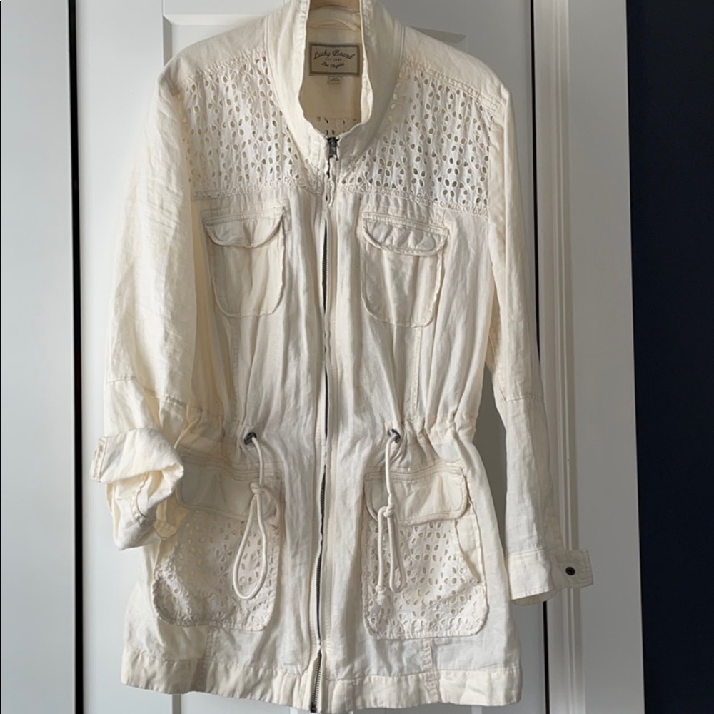 Lucky Brand Eyelet jacket